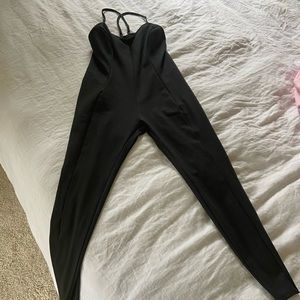 Black yoga onesie / jumpsuit